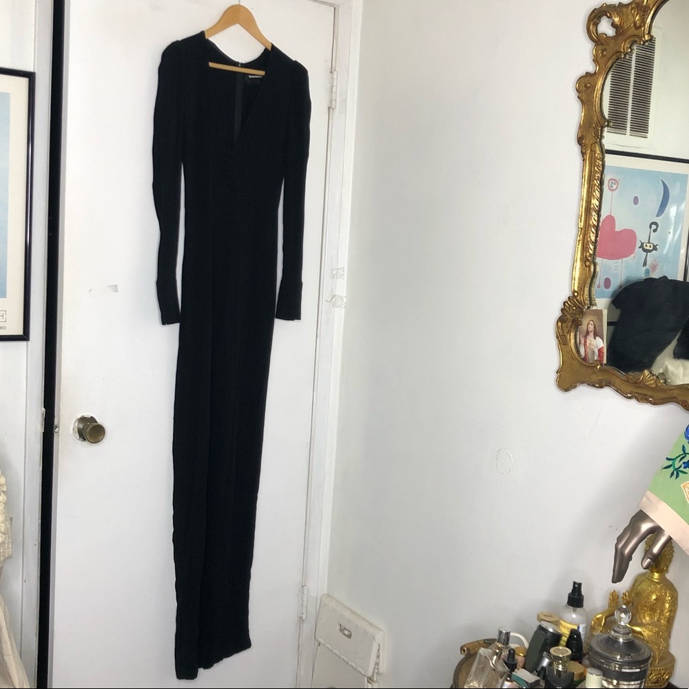 Reformation • Long Black Dress